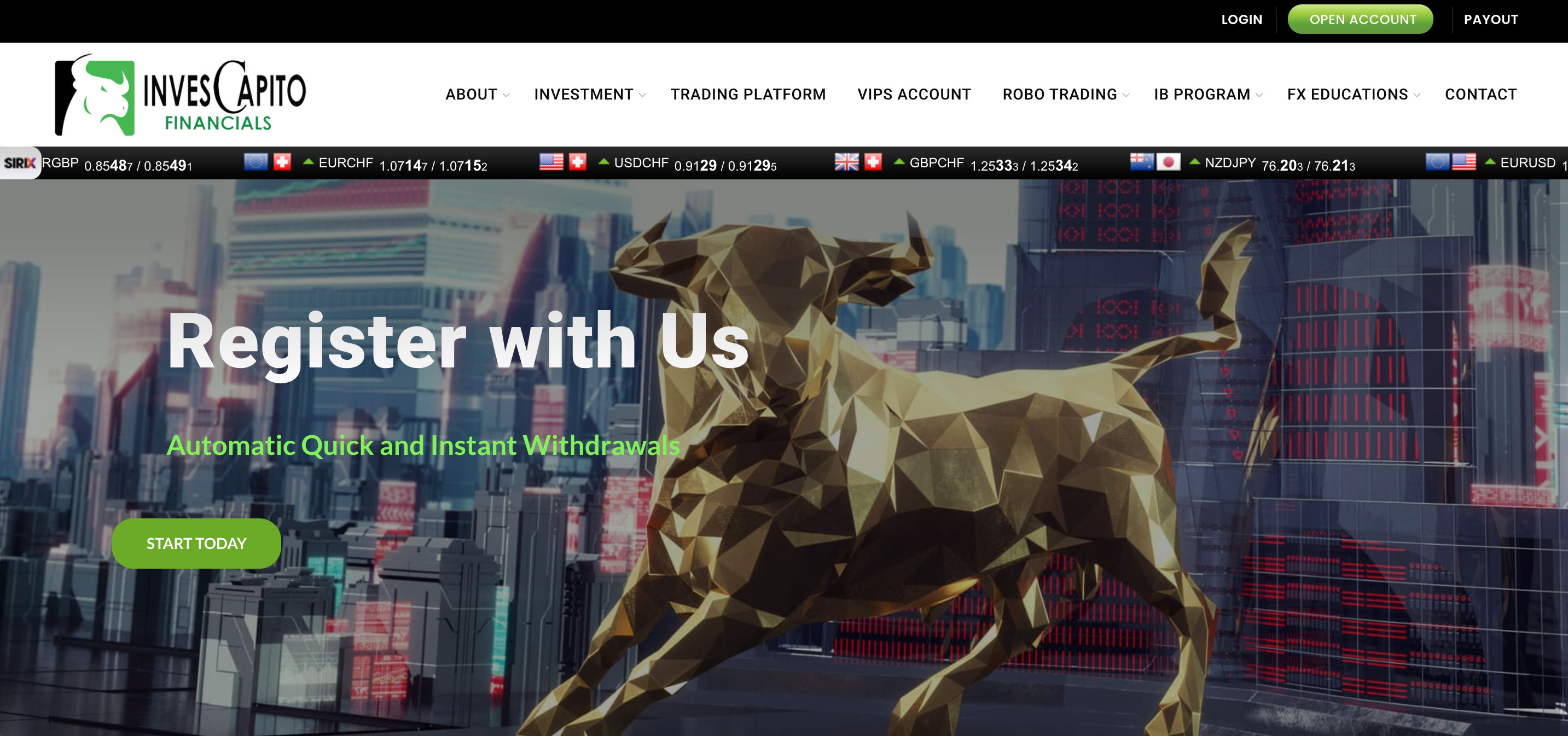 InvesCapito financials website