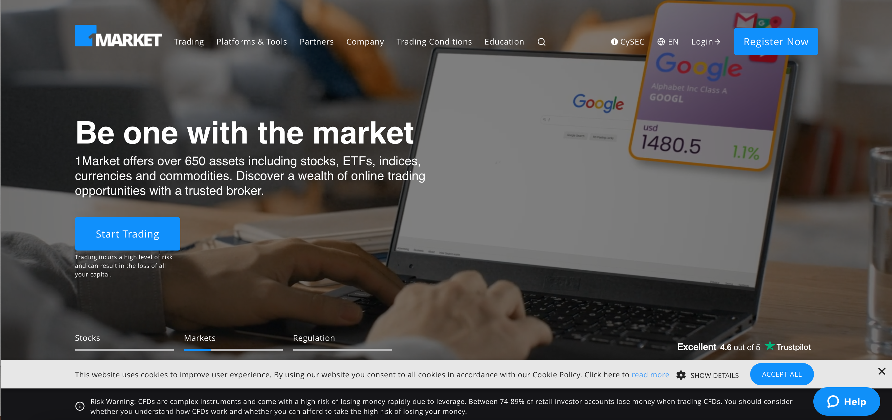 1 Market website