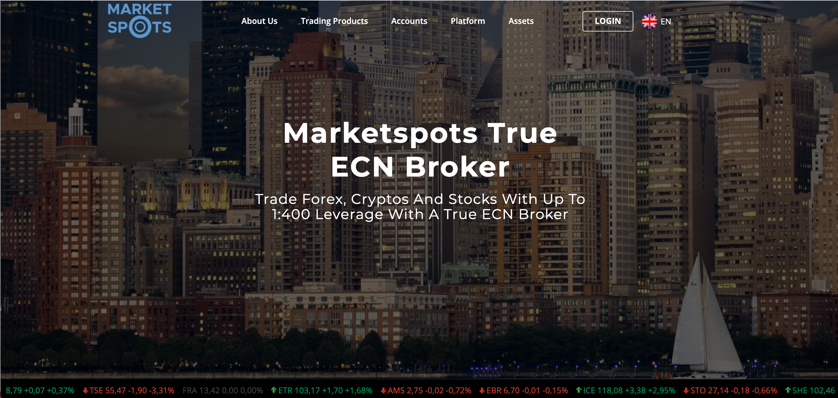 Market Spots website