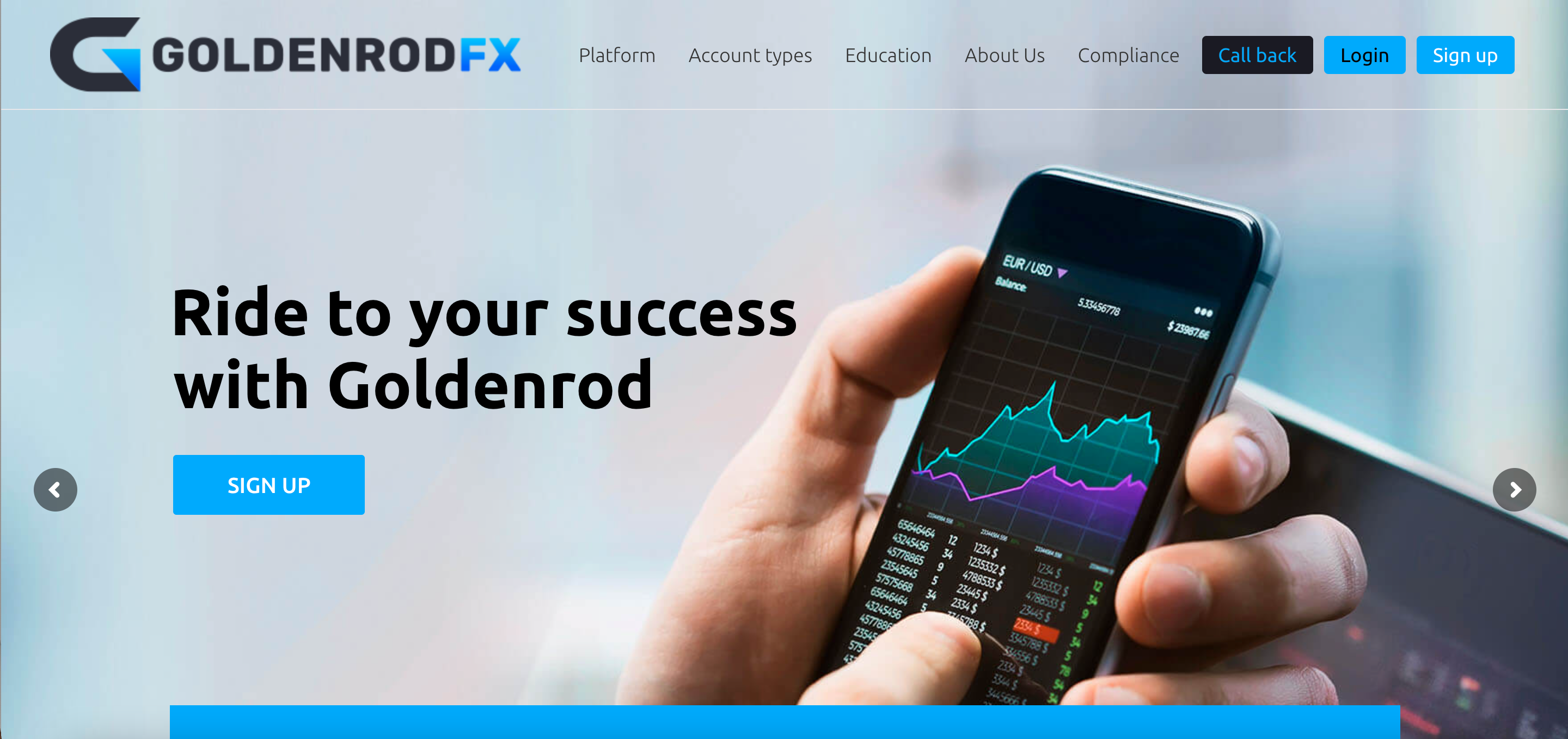 Goldenrod FX website