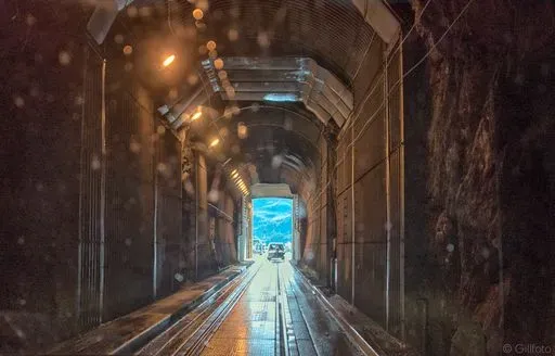 Anton Anderson Tunnel in Whittier region of Alaska