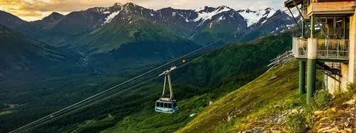 Alyeska Aerial Tram in Whittier region of Alaska
