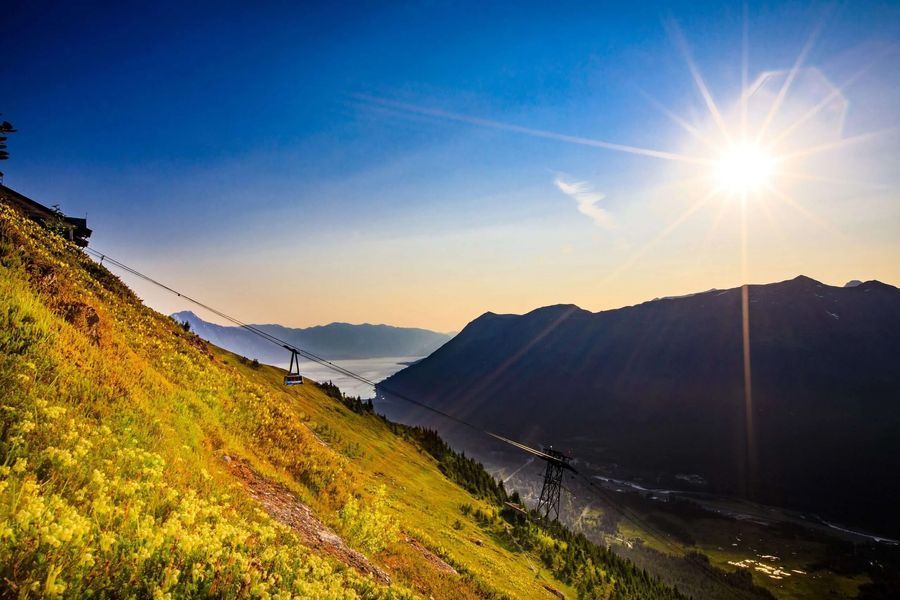 Alyeska Aerial Tram in undefined region of undefined