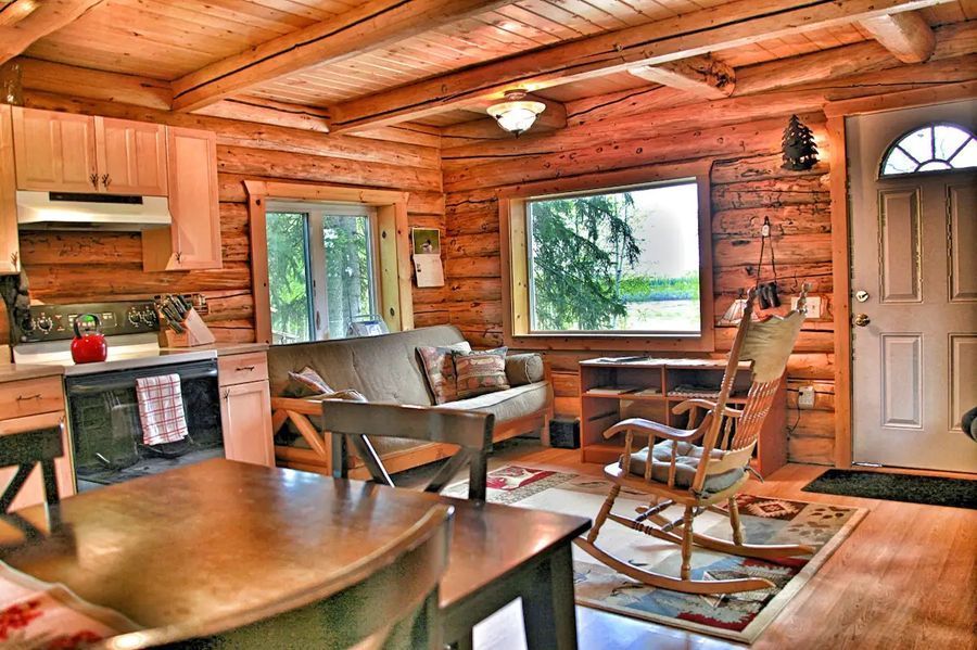 Cozy Alaskan Log Cabin in undefined region of undefined