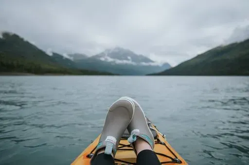 Eklutna Lake in Anchorage region of Alaska