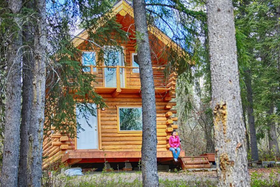 Cozy Alaskan Log Cabin in undefined region of undefined