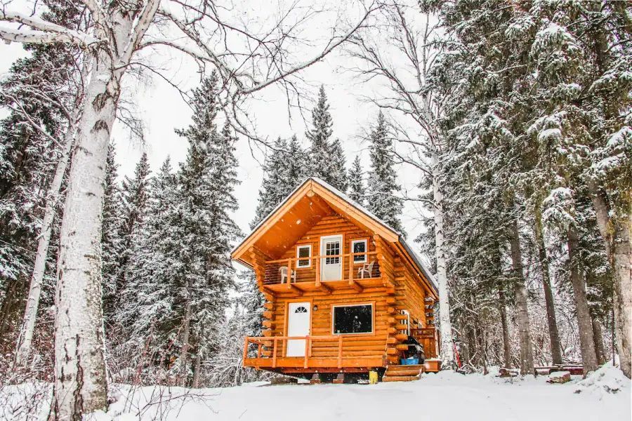 Cozy Alaskan Log Cabin in undefined region of undefined