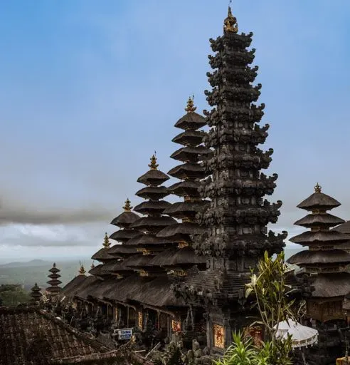 Besakih Great Temple in East Bali region of Bali