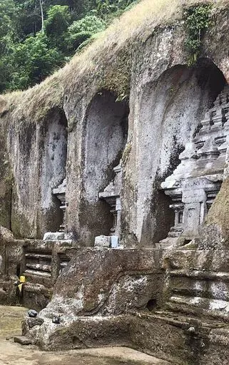 Candi Tebing Gunung Kawi in Ubud region of Bali
