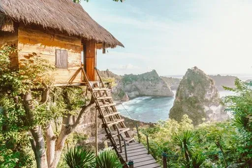 Thousand Islands Viewpoint in Nusa Penida region of Bali
