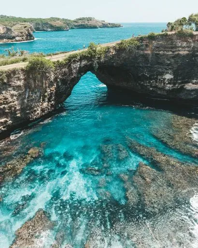 Broken Beach & Angel Billabong in Nusa Penida region of Bali