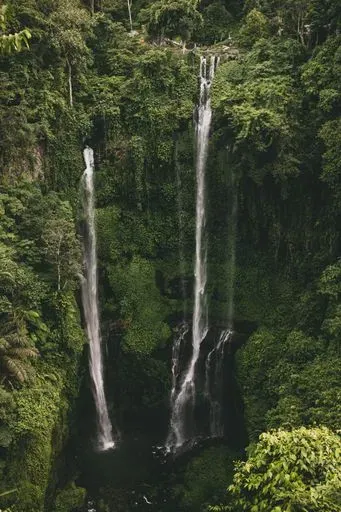 Sekumpul Waterfall in Bratan region of Bali