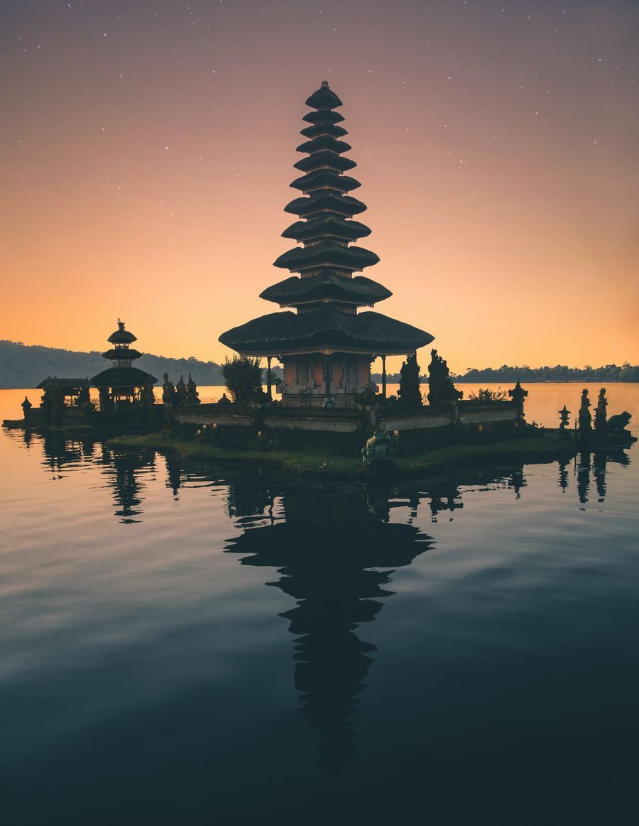 Ulun Danu Beratan Temple in undefined region of undefined