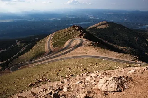 Pike's Peak in Colorado Springs region of Colorado