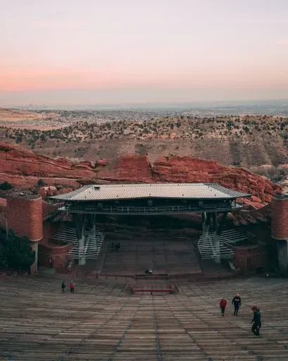 Red Rocks Amphitheatre in Denver region of Colorado