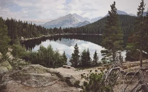 Bear Lake Trail in Rocky Mountains region of Colorado
