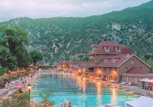 Glenwood Hot Springs in Aspen region of Colorado