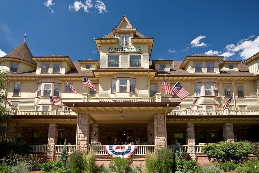 Cliff House at Pikes Peak in Colorado Springs region of Colorado