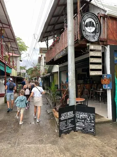 Tortuguero Village in Tortuguero region of Costa Rica