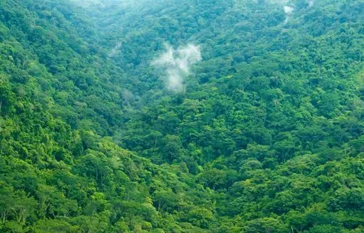 Bijagual Waterfall in Jacó region of Costa Rica