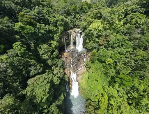 Nauyaca Waterfalls in Manuel Antonio region of Costa Rica