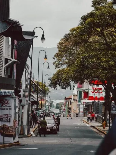 Avenida Central in San José region of Costa Rica