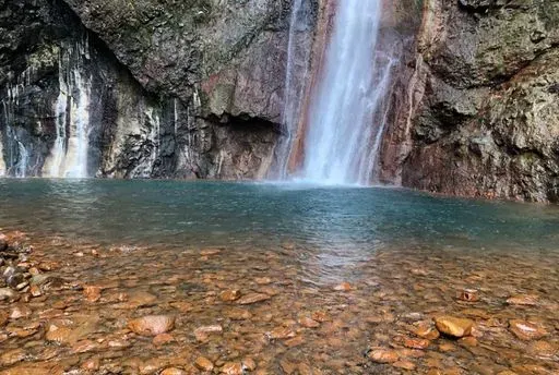 Tesoro Escondido Waterfall in San José region of Costa Rica