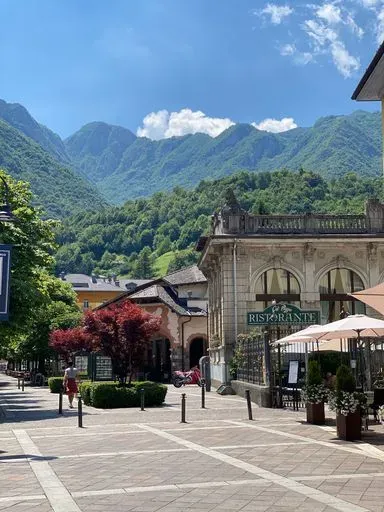 San Pellegrino Terme in San Pellegrino Terme region of Dolomites