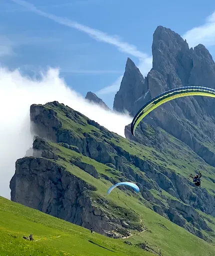 Paraglide over Seceda preview image