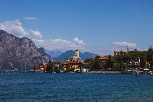 Malcesine in Garda region of Dolomites