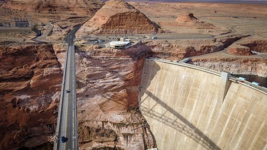 Glen Canyon Dam in undefined region of undefined