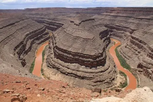 Goosenecks in Monument Valley region of Grand Circle