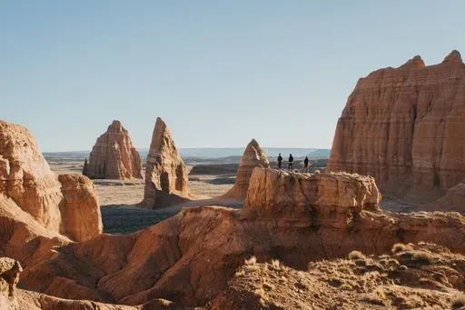 Cathedral Valley Loop in Capitol Reef region of Grand Circle