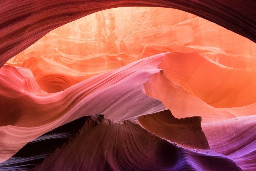 Antelope Canyon in undefined region of undefined