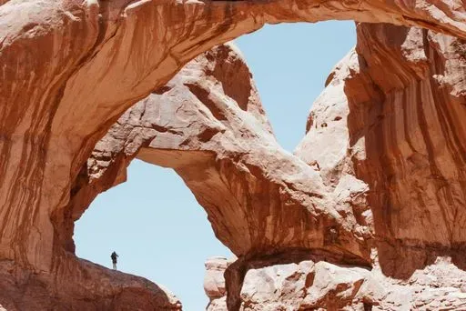 Double Arch in Moab region of Grand Circle