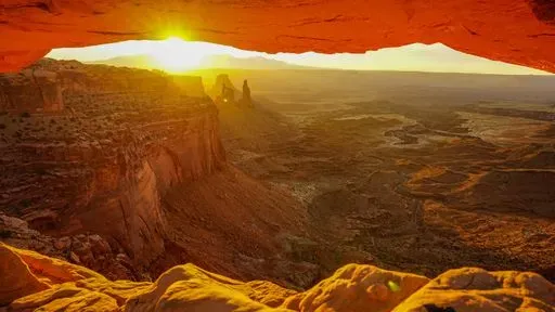 Mesa Arch in Moab region of Grand Circle