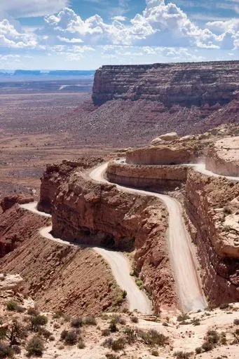 Moki Dugway in Monument Valley region of Grand Circle