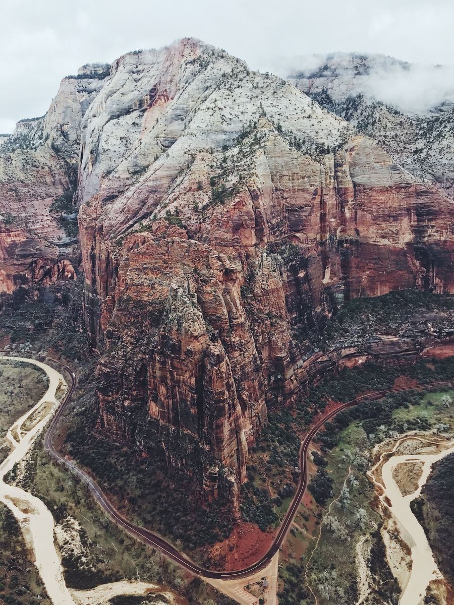 Zion Scenic Drive in undefined region of undefined