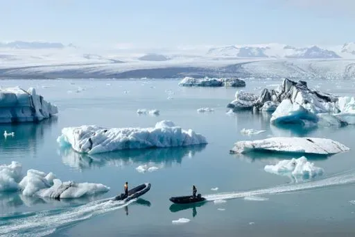 Jökulsárlón Lagoon in Southeast region of Iceland