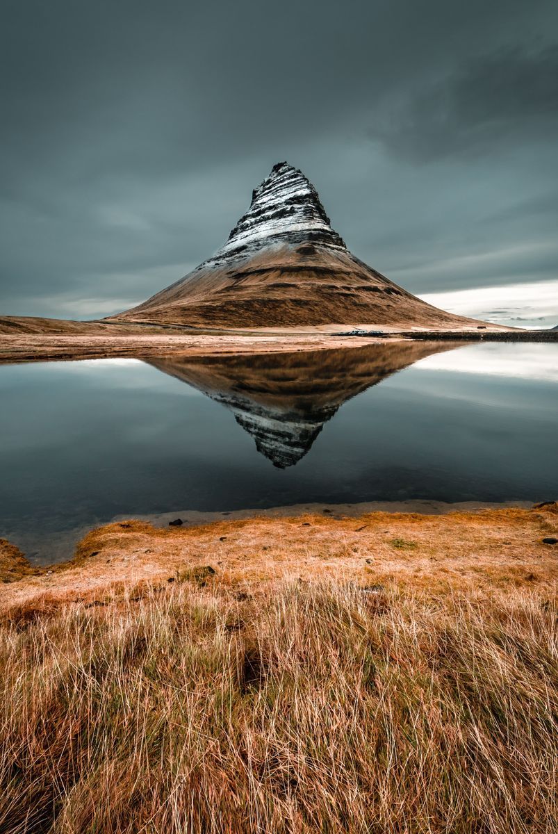 Kirkjufell Mountain in undefined region of undefined