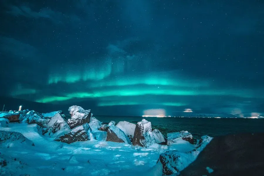 Northern Lights in Reykjavík, Reykjavík, Iceland · view 2