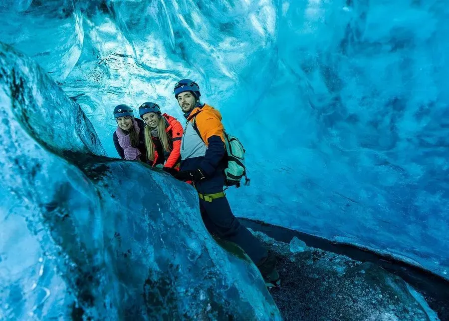 Crystal Blue Ice Cave Tour, Southeast, Iceland · view 3