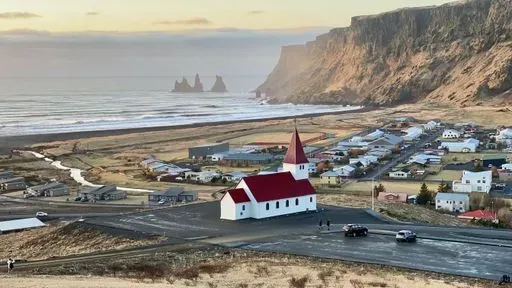 Vík í Mýrdal in South Coast region of Iceland