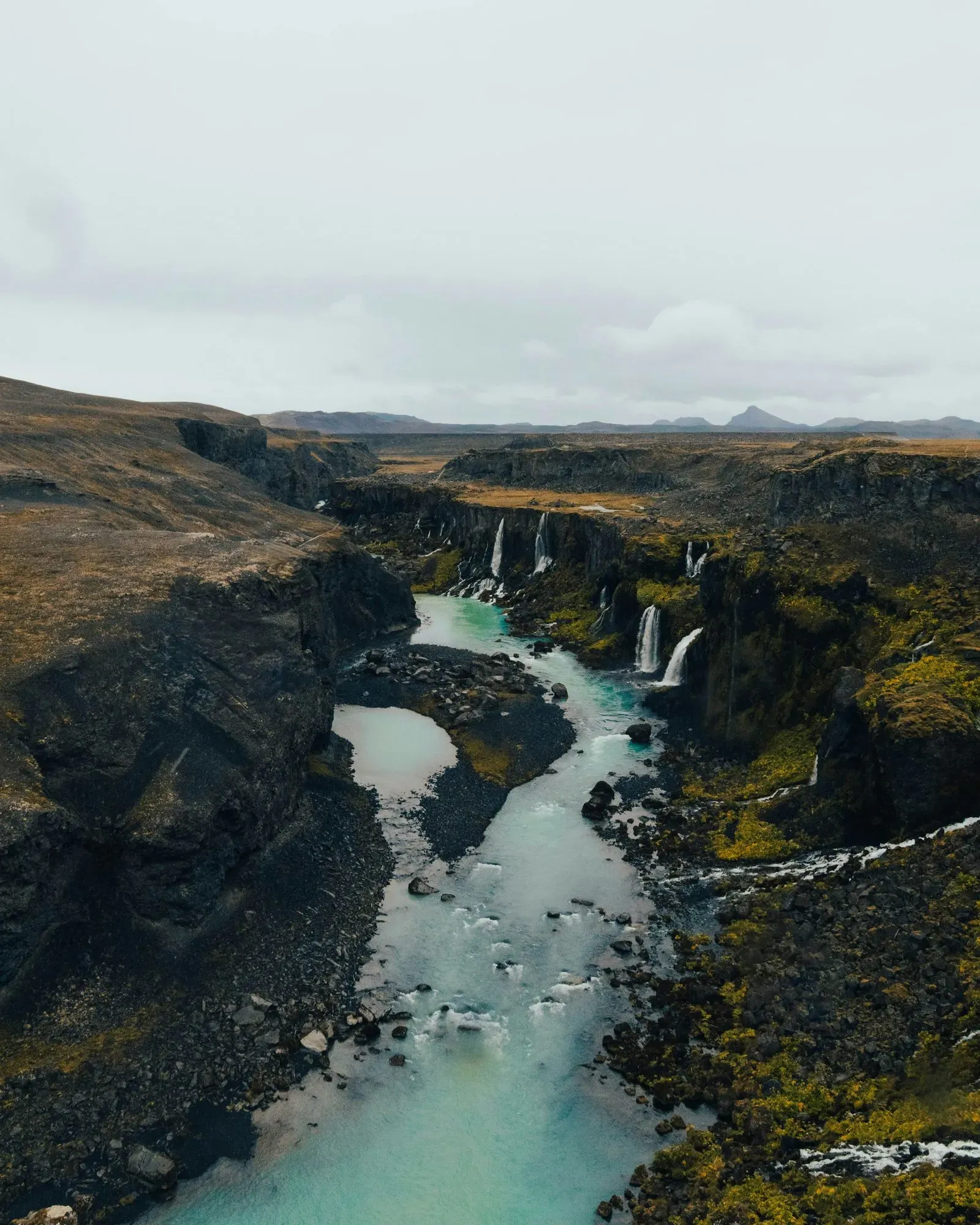 Sigöldugljúfur Canyon, Highlands, Iceland