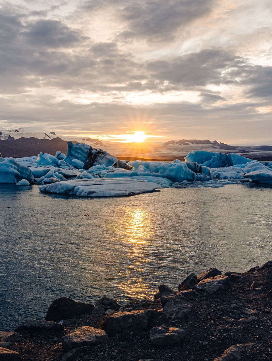 Jökulsárlón Lagoon in undefined region of undefined