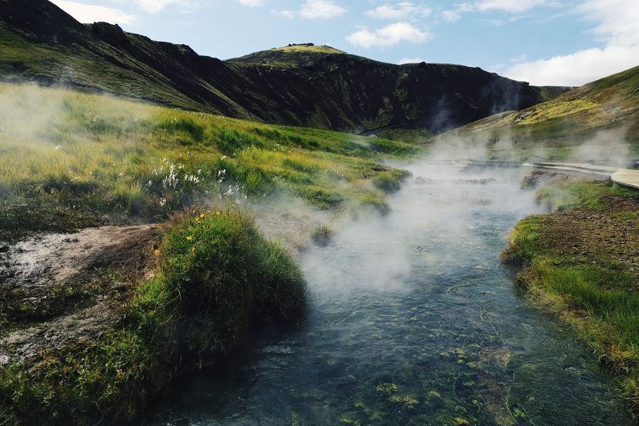 Reykjadalur Valley in undefined region of undefined