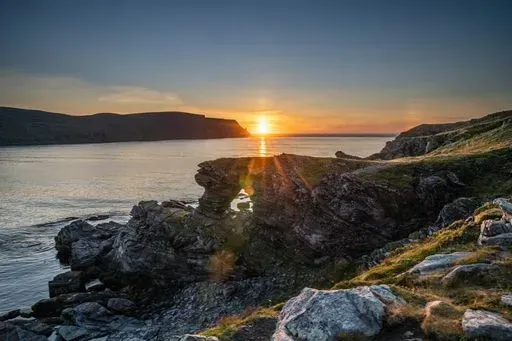Midnight Sun in Reykjavík region of Iceland