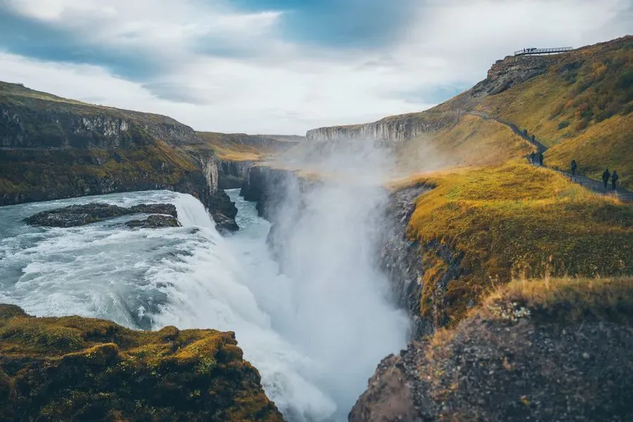 Gullfoss Waterfall, Golden Circle, Iceland · view 2