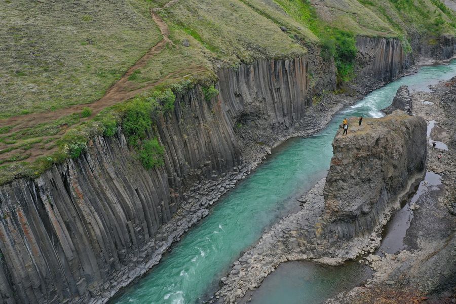 Stuðlagil Canyon in undefined region of undefined