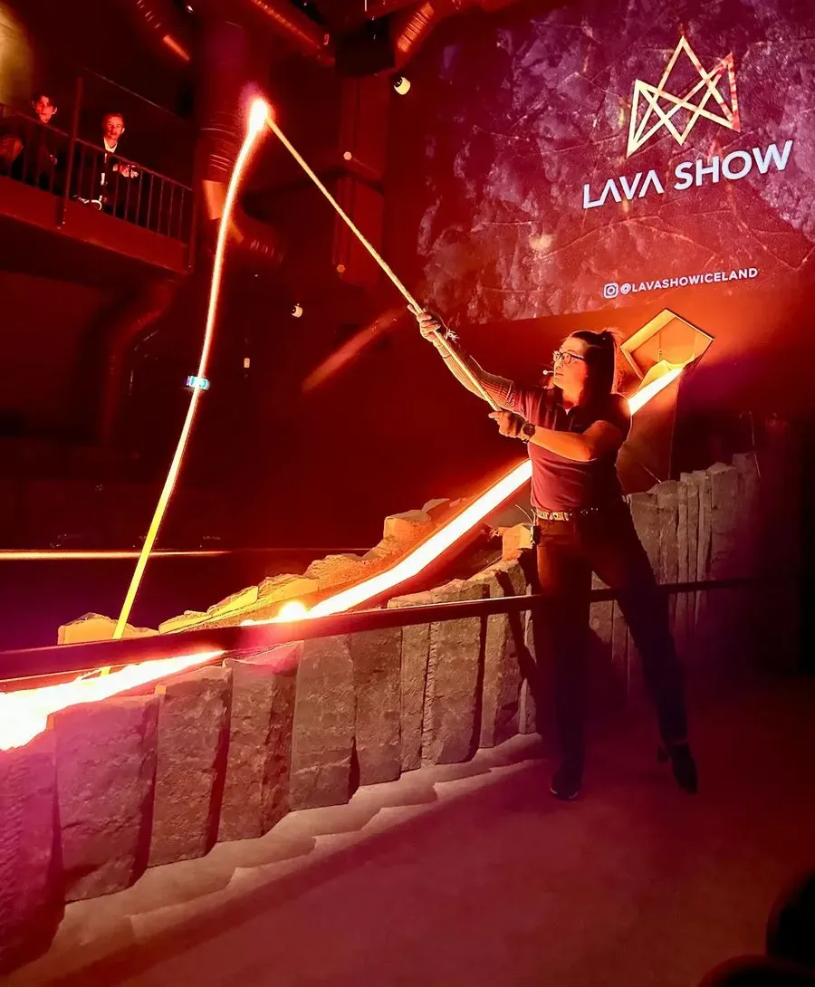 Lava Show in Iceland